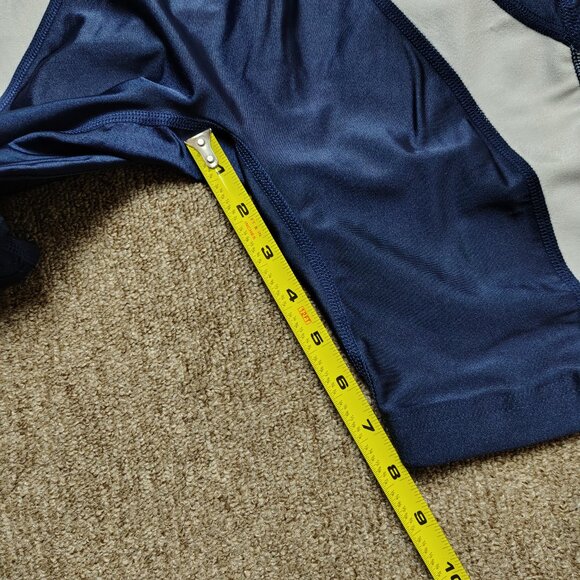 Vintage CLIFF KEEN ATHLETIC Wrestling Singlet Men M Blue Bronxville Broncos - Picture 10 of 11